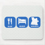 Eat Sleep Angola Mousepad