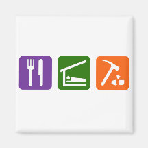 Eat Sleep Archaeology Magnet