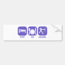 Eat Sleep Archery Bumper Sticker