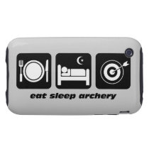 eat sleep archery tough iphone 3 covers
