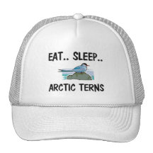 Eat Sleep ARCTIC TERNS Hats