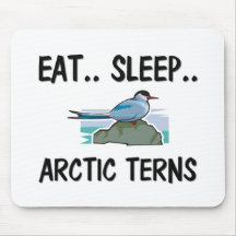 Eat Sleep ARCTIC TERNS Mouse Mats