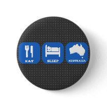 Eat Sleep Australia Buttons