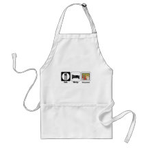 eat sleep backgammon apron