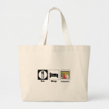 eat sleep backgammon bag