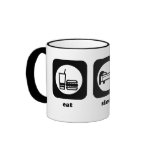 Eat. Sleep. Basketball. Mug