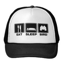 Eat Sleep Bird (bins) Mesh Hats