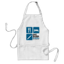Eat Sleep Blades - Blue Aprons