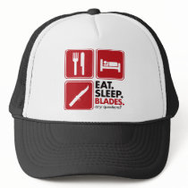Eat Sleep Blades - Red Hats