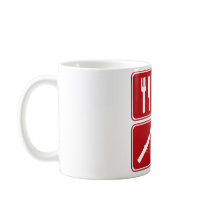 Eat Sleep Blades - Red Coffee Mugs