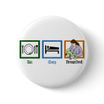 Eat Sleep Breastfeed buttons