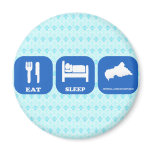 Eat Sleep Central African Republic magnets