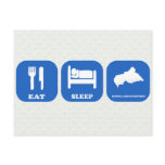 Eat Sleep Central African Republic postcards