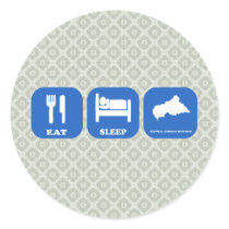 Eat Sleep Central African Republic Sticker
