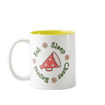 Eat Sleep Cheer Repeat Megaphone Cup Mugs