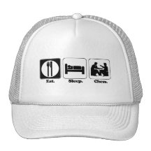 eat sleep chess hats