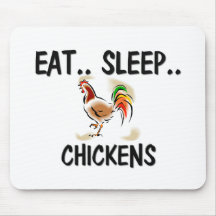 Eat Sleep CHICKENS Mousemat
