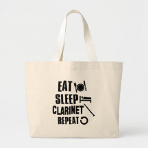 Eat Sleep Clarinet Bags