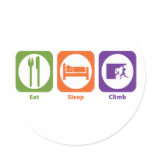 Eat Sleep Climb stickers