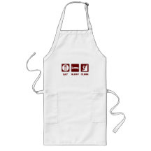 Eat Sleep Climb T-shirt and gift design Apron