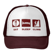 Eat Sleep Climb T-shirt and gift design Trucker Hat