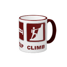 Eat Sleep Climb T-shirt and gift design Coffee Mugs