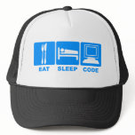 Eat Sleep Code Hat