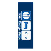 eat sleep code (html) bookmark business card