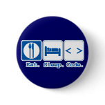 eat sleep code (html) buttons
