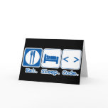 eat sleep code (html) cards