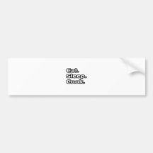 Eat. Sleep. Cook. Bumper Stickers
