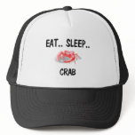 Eat Sleep CRAB hats