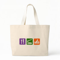 Eat Sleep Crewing Tote Bags