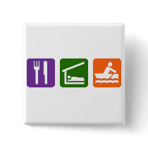 Eat Sleep Crewing Button