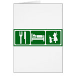 Eat,Sleep,Dabkeh Greeting Card