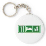 Eat,Sleep,Dabkeh Key Chain