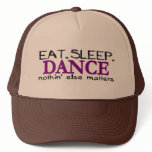 Eat Sleep Dance hats