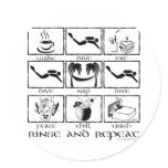 Eat Sleep Dive Rinse and Repeat stickers