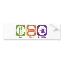 Eat Sleep Do Aikido Bumper Stickers