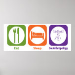 Eat Sleep Do Anthropology posters