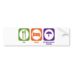 Eat Sleep Do Atmospheric Sciences Bumper Sticker