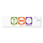 Eat Sleep Do Chiropractic bumper stickers