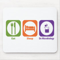 Eat Sleep Do Microbiology Mouse Mat
