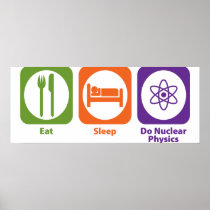 Eat Sleep Do Nuclear Physics Posters