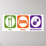Eat Sleep Do Nutrition posters