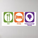 Eat Sleep Do Speech-Language Pathology posters