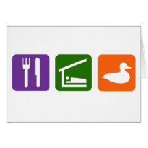 Eat Sleep Ducks! Card
