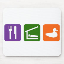 Eat Sleep Ducks! Mousepads
