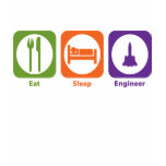Eat Sleep Engineer t-shirts