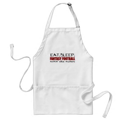 Eat Sleep Fantasy Football Apron